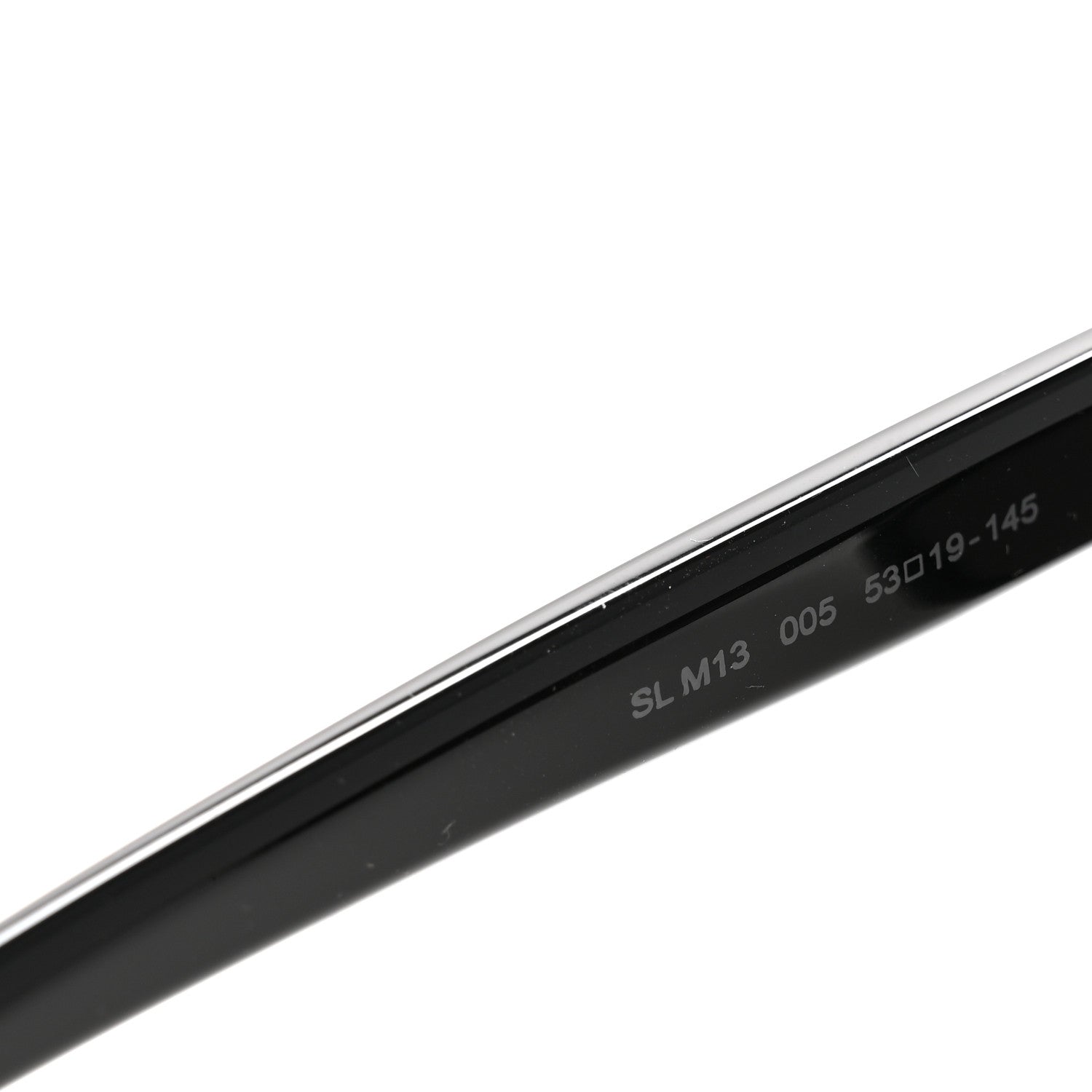 Saint Laurent Square Acetate SLM13 Sunglasses Black 7 of 8