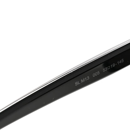 Saint Laurent Square Acetate SLM13 Sunglasses Black 7 of 8