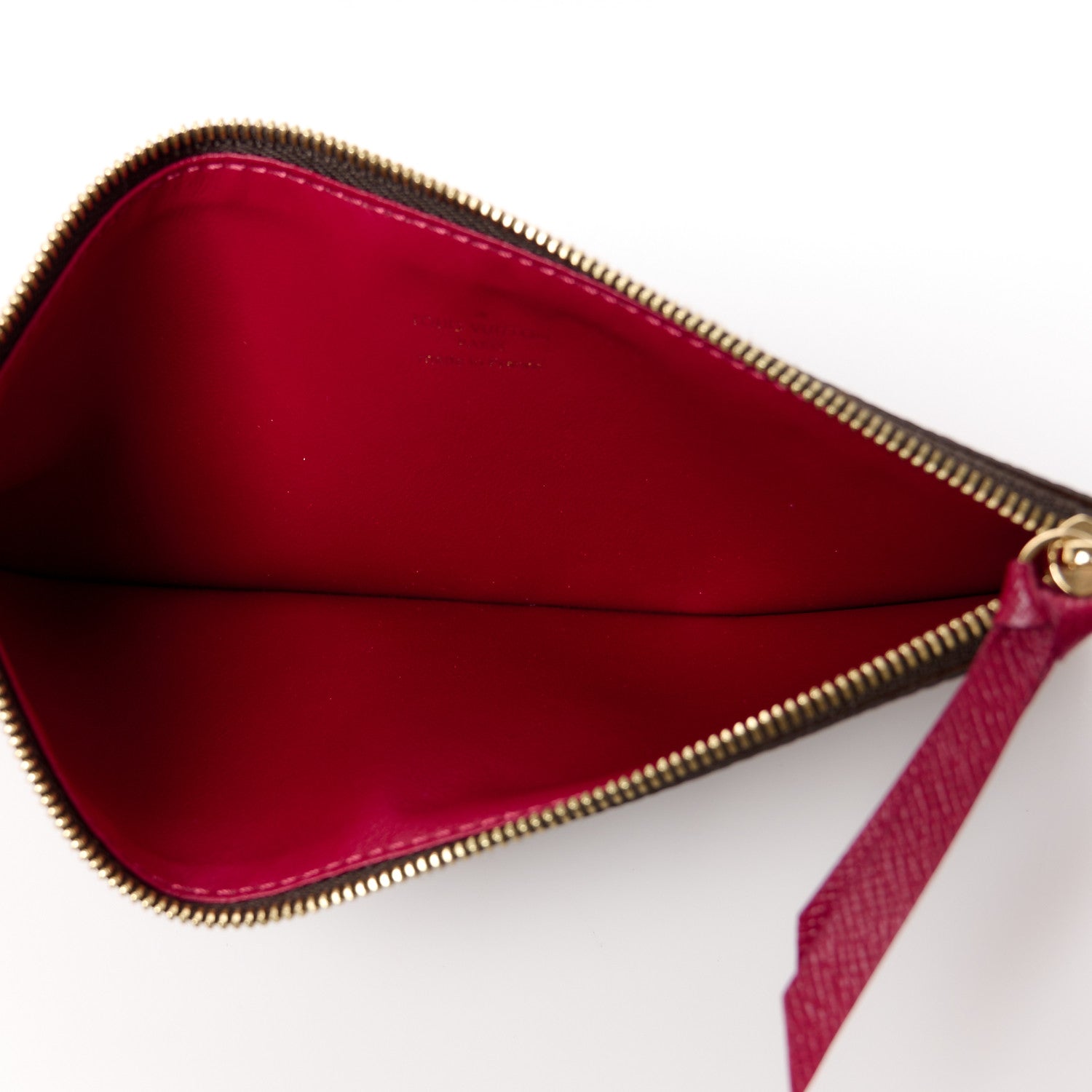 Louis Vuitton Monogram Pochette Felicie Chain Wallet Fuchsia 11 of 15