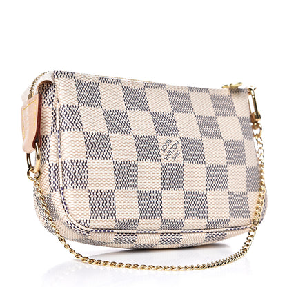 Louis Vuitton Damier Azur Mini Pochette Accessories 3 of 10
