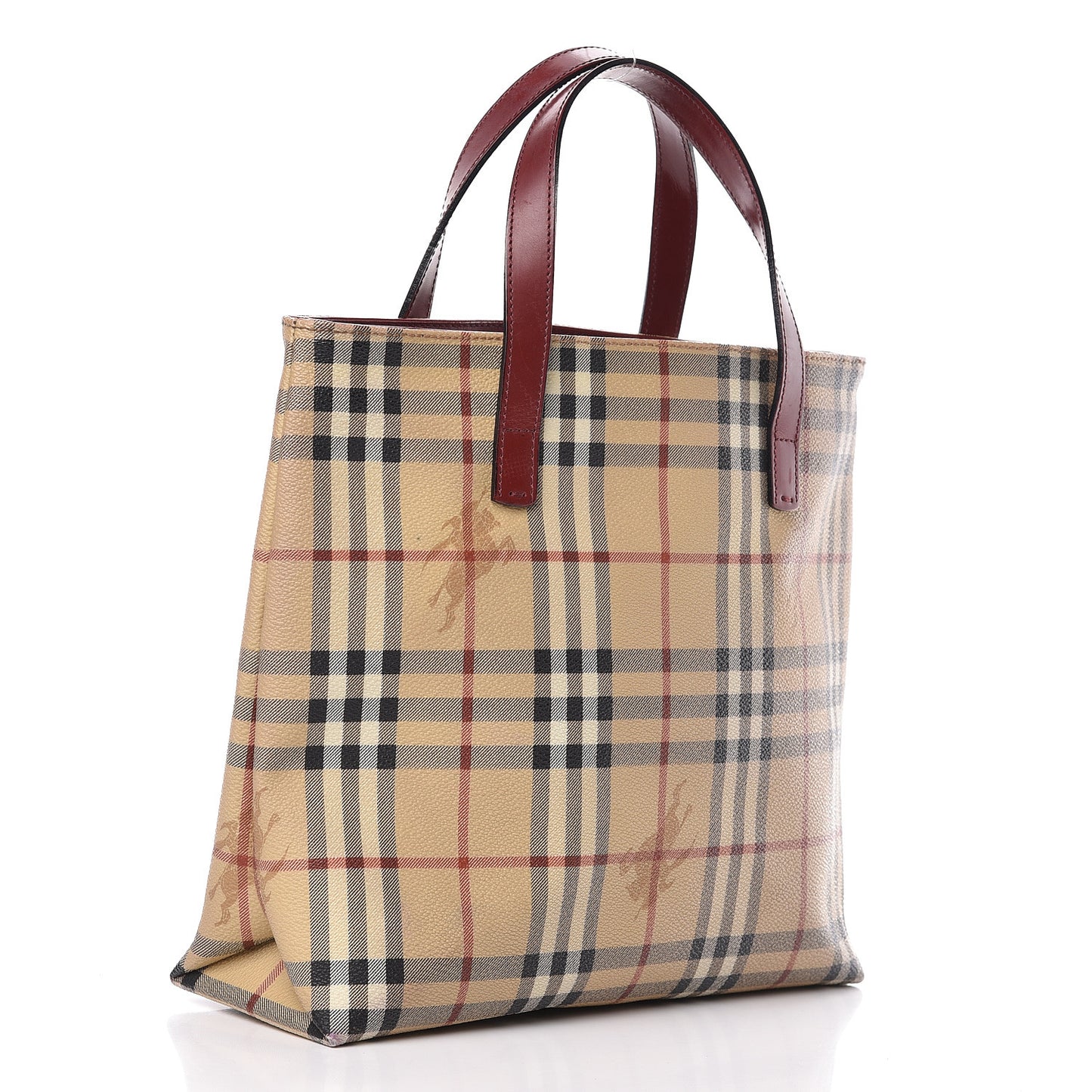 Haymarket Check Small Tote Red