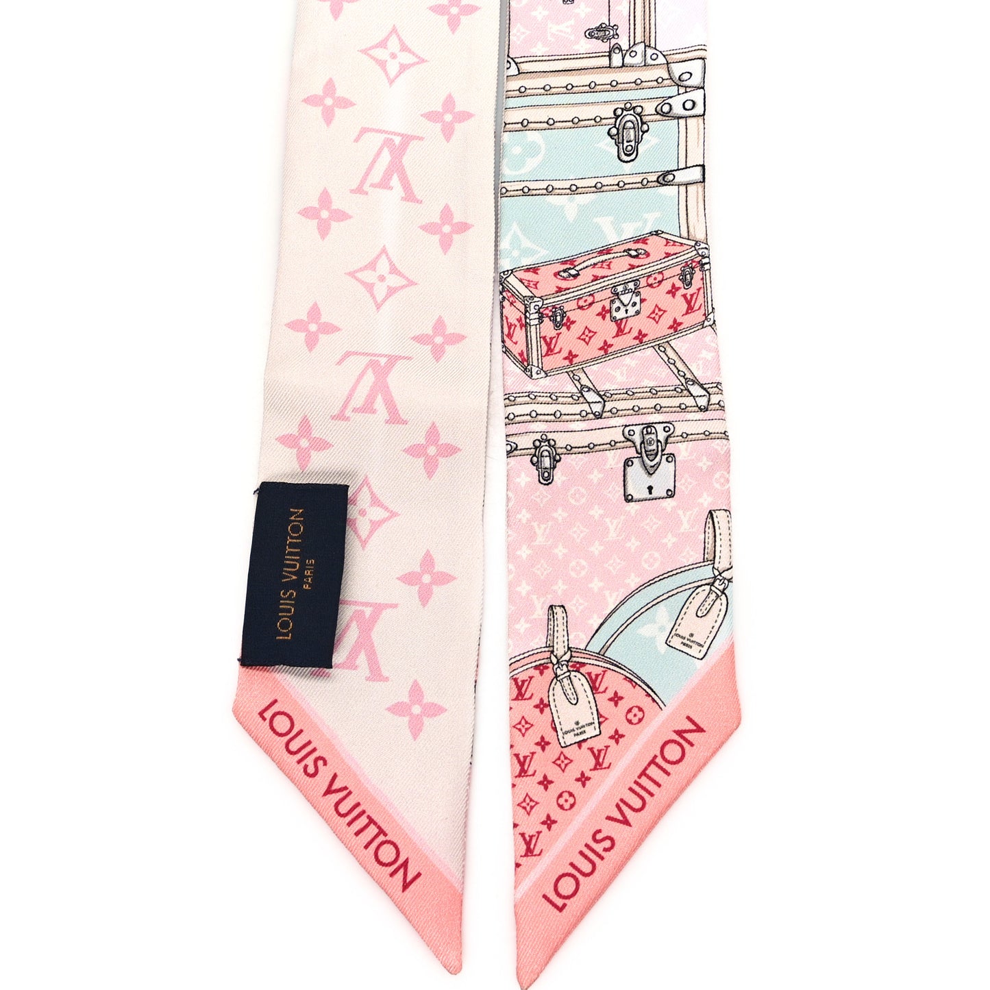 Silk Monogram Let's Go BB Bandeau Pink