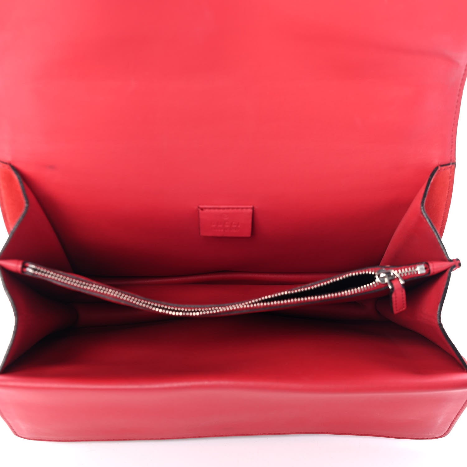 Gucci Suede Vitello Velvet Medium Dionysus Shoulder Bag Vulcanic Red 4 of 5