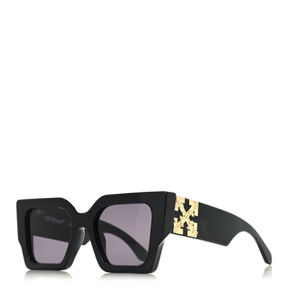 Off-White Acetate Square The Sun Sunglasses Black 1 of 8