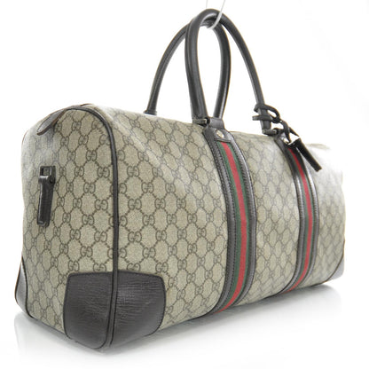 Gucci Monogram Large Web Carry On Duffle Bag 3 of 9