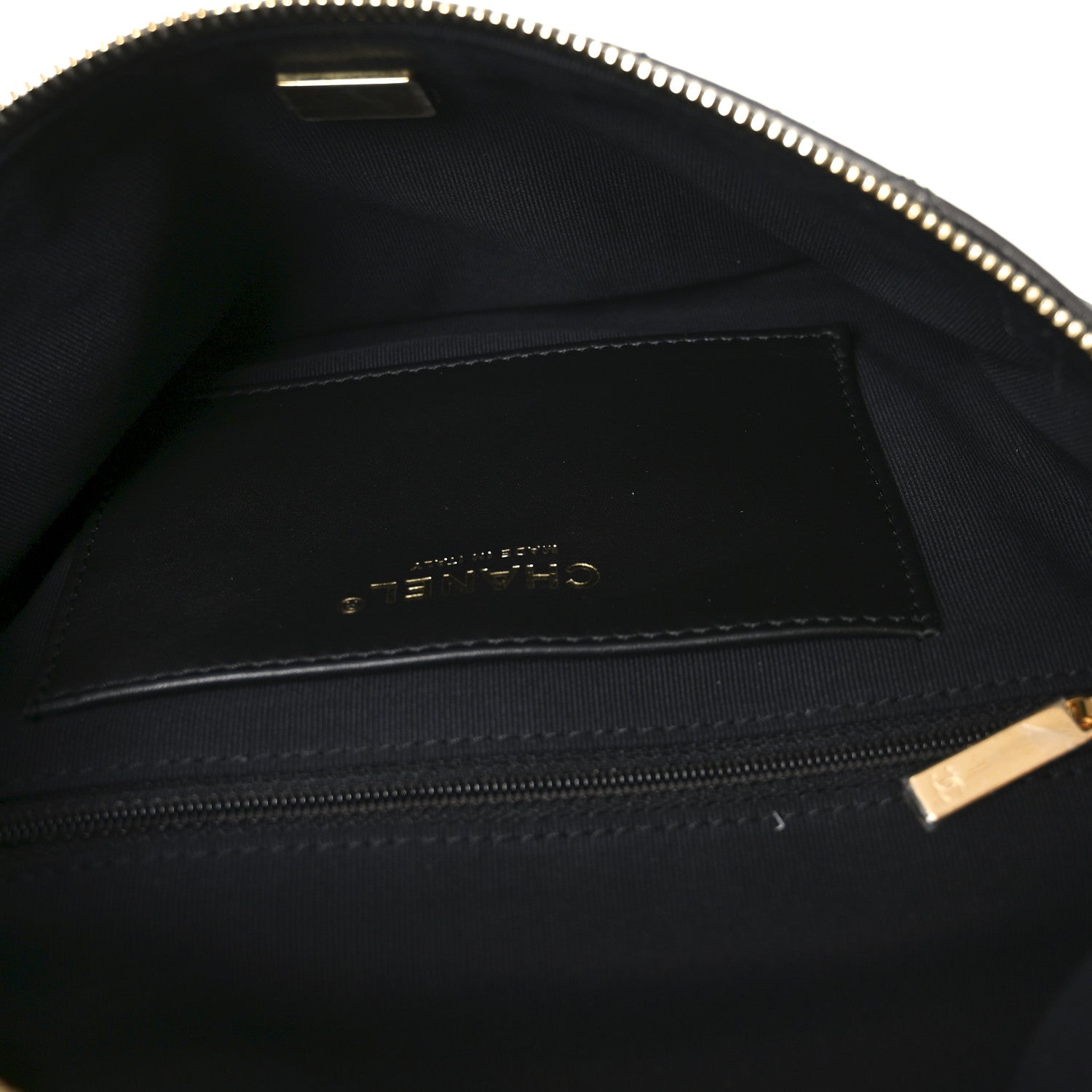 Chanel Metallic Calfskin Pearl Quilted CC Belt Bag Ruthenium 5 of 11