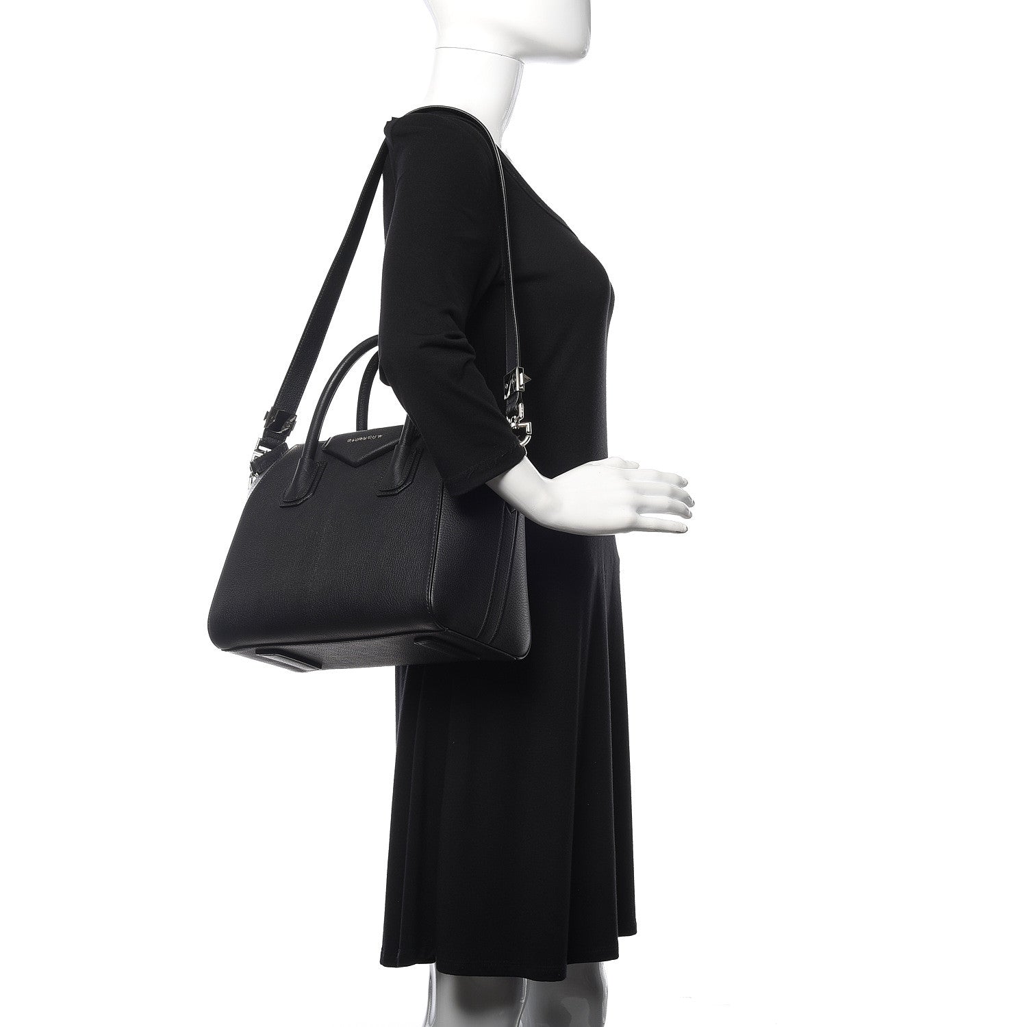 Givenchy Sugar Goatskin Small Antigona Black 2 of 10