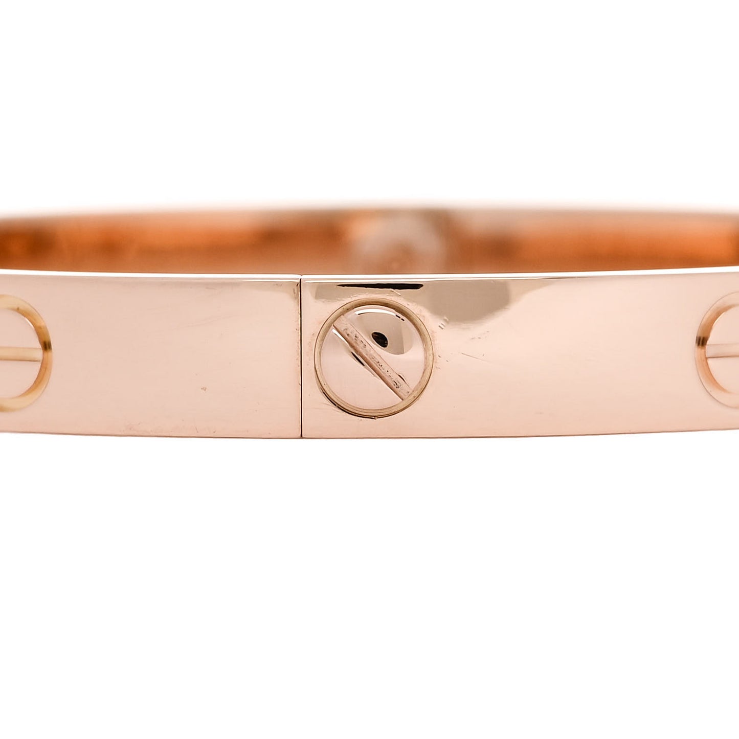 18K Pink Gold LOVE Bracelet 17