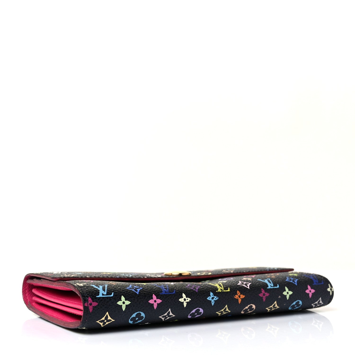 Louis Vuitton Monogram Multicolor Sarah Wallet Black Grenade 4 of 10
