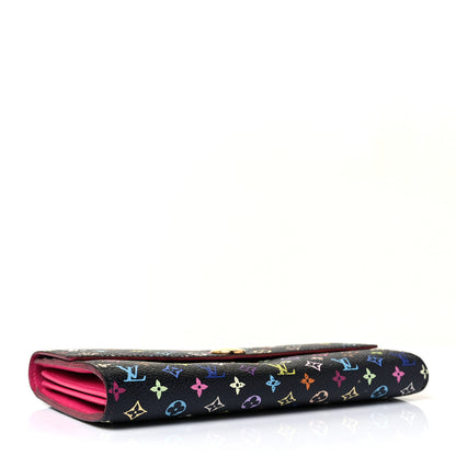 Louis Vuitton Monogram Multicolor Sarah Wallet Black Grenade 4 of 10