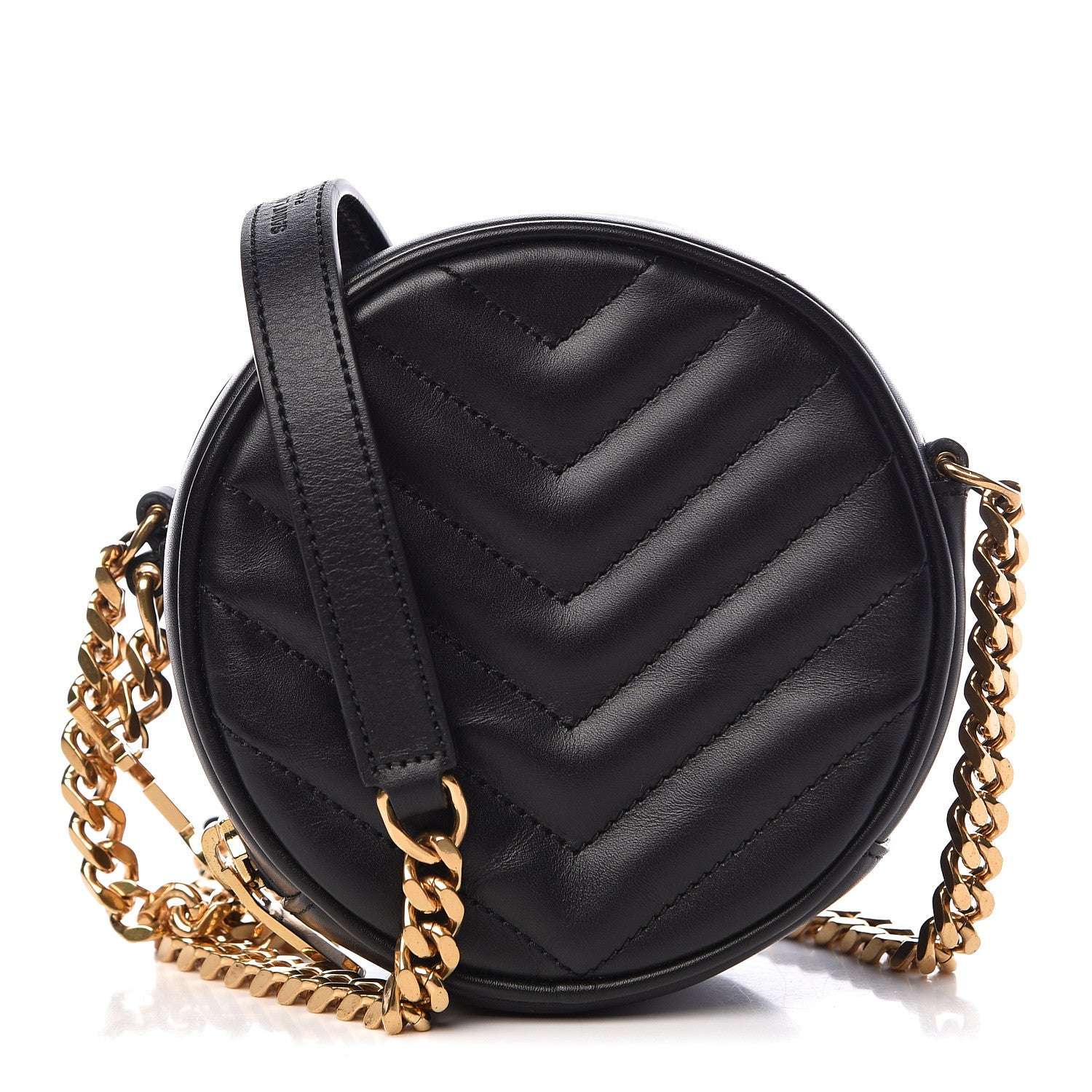Saint Laurent Calfskin Matelasse Small Monogram Bubble Crossbody Black 1 of 10