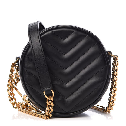 Saint Laurent Calfskin Matelasse Small Monogram Bubble Crossbody Black 1 of 10