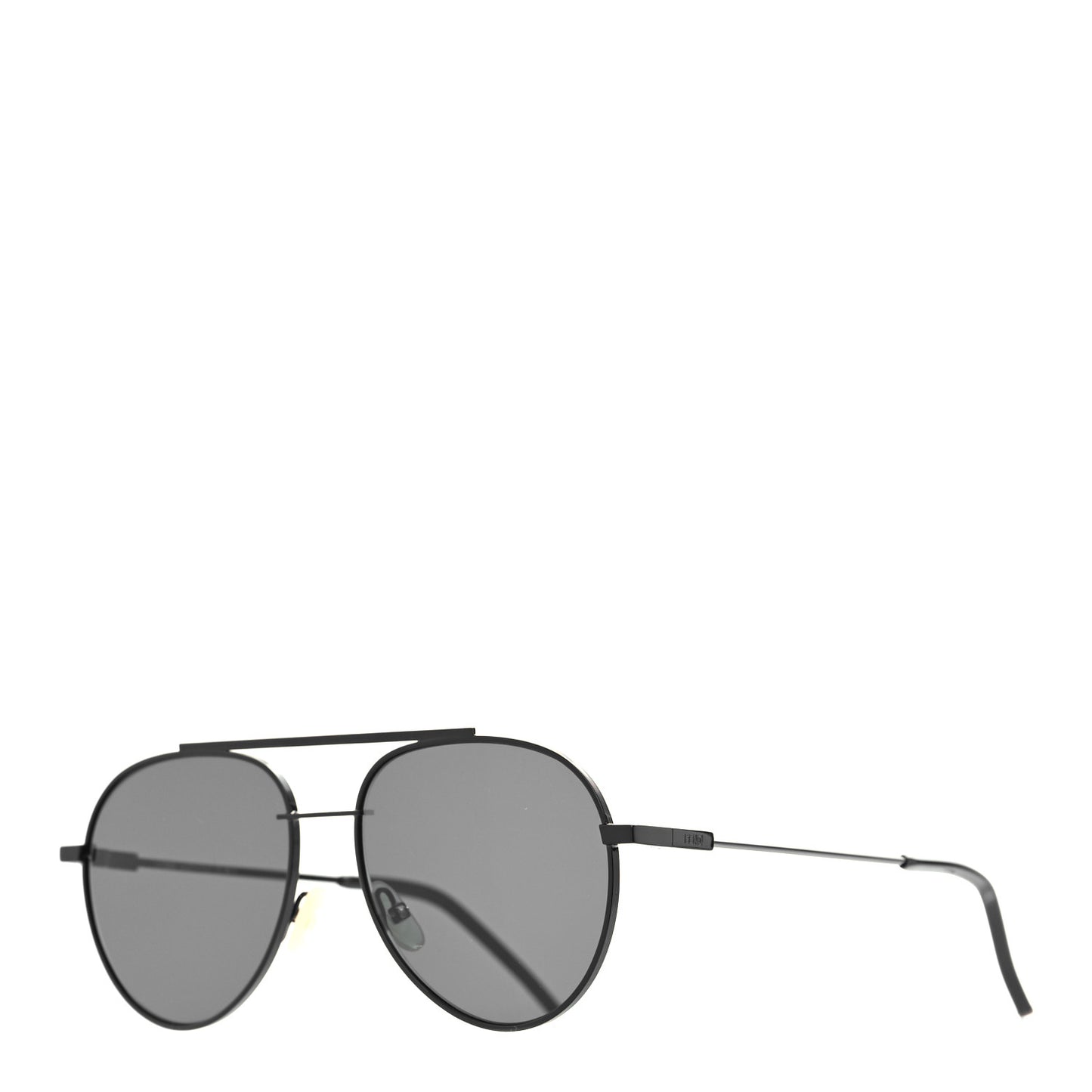 Metal Aviator Sunglasses FF0222/S Black