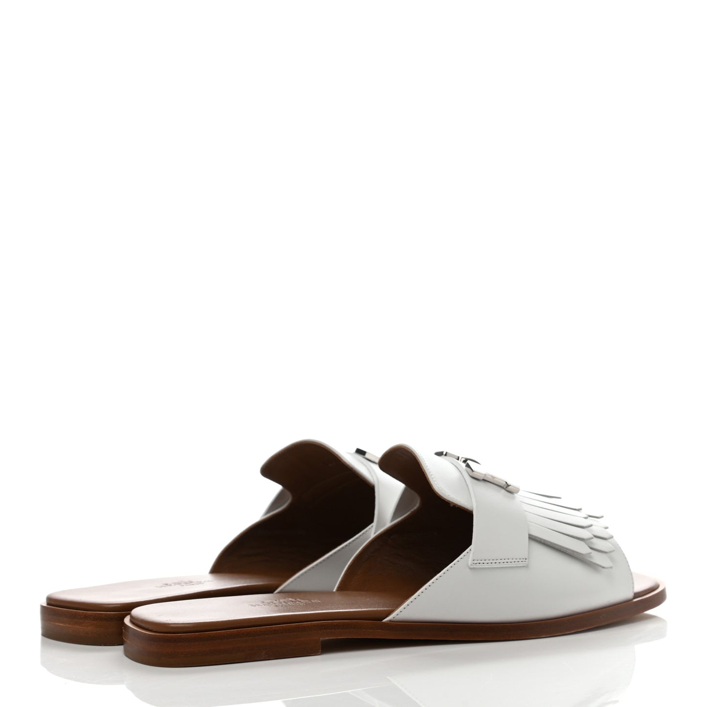 Calfskin Auteuil Sandals 38 White