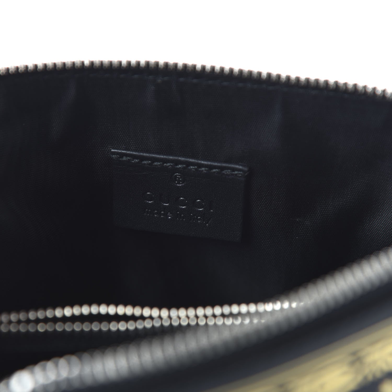 Gucci X SEGA Calfskin GUCCY Stars Mini Dome Shoulder Bag Black Gold 8 of 10