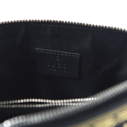 Gucci X SEGA Calfskin GUCCY Stars Mini Dome Shoulder Bag Black Gold 8 of 10