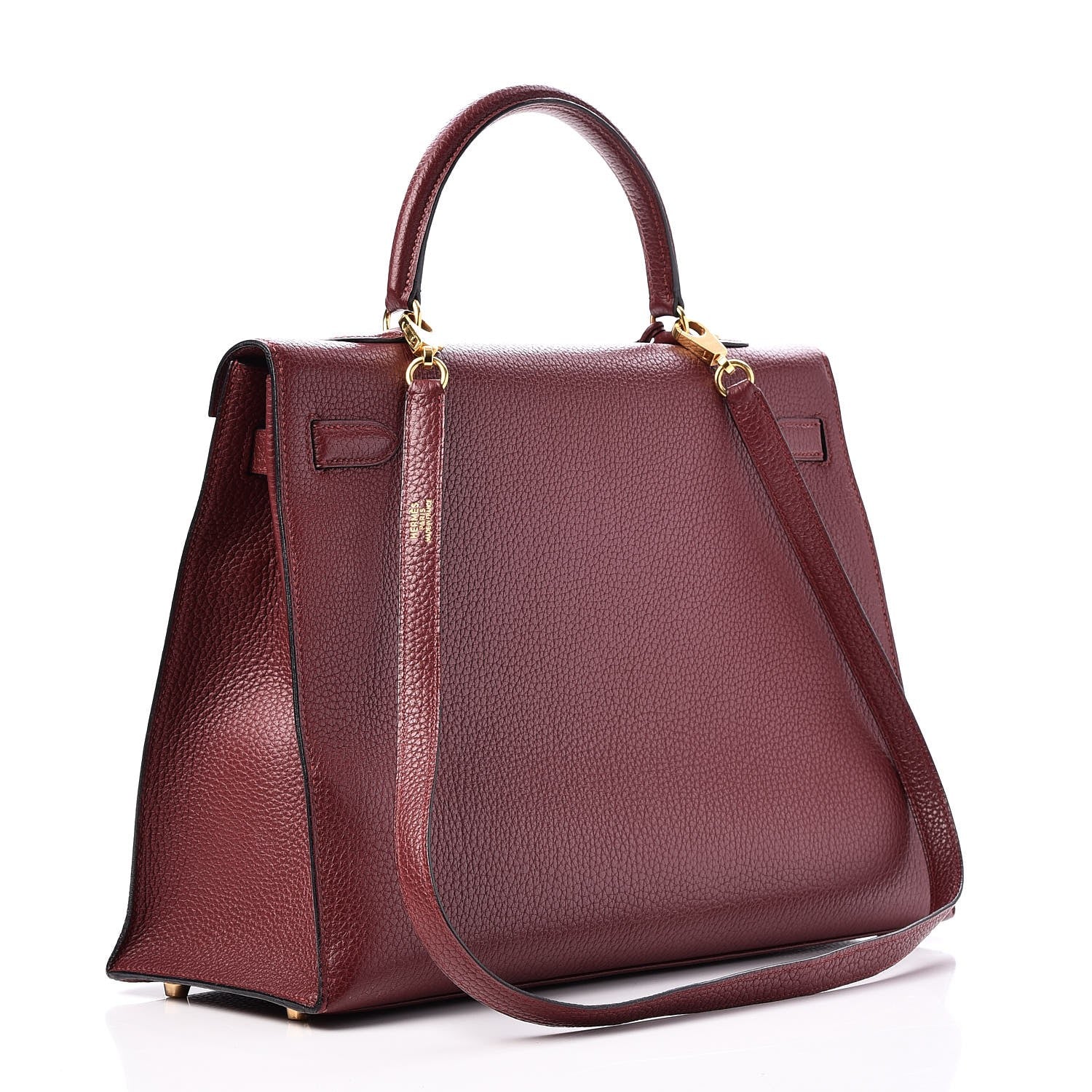 Hermes Fjord Kelly Sellier 35 Rouge H 5 of 36
