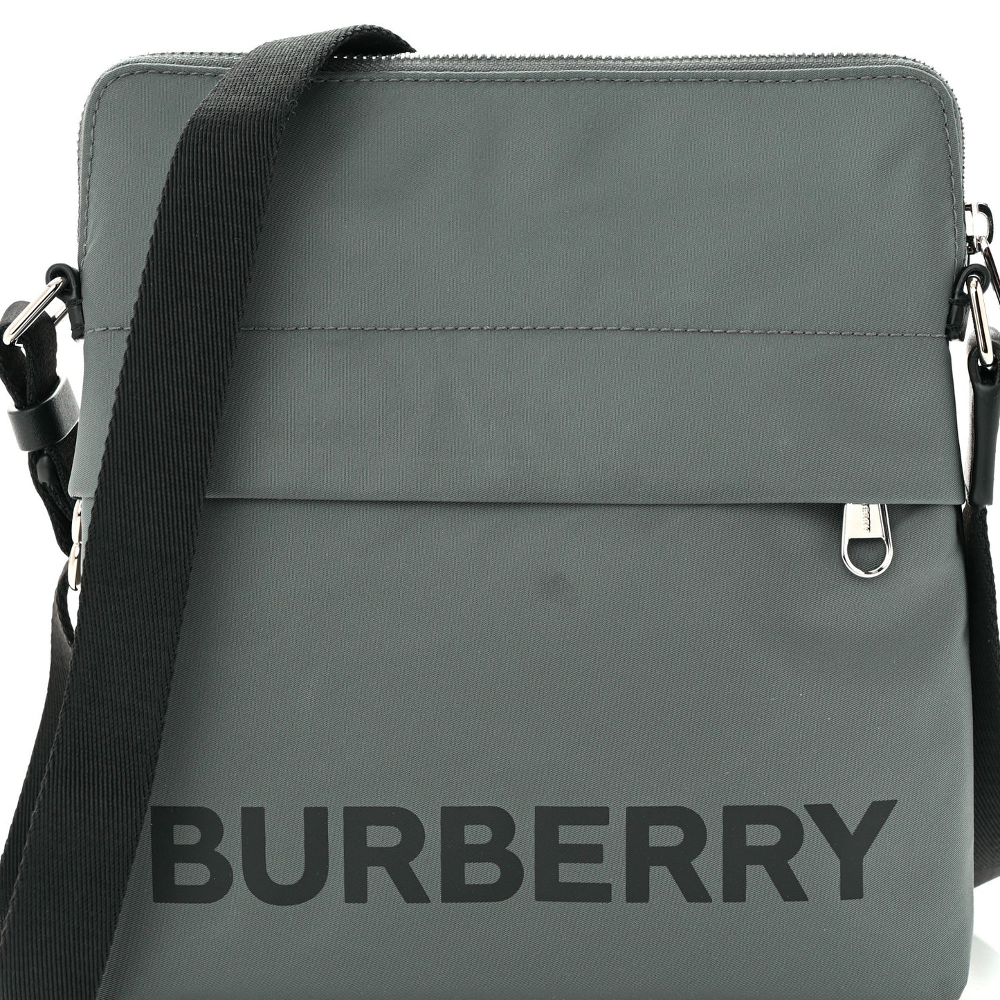 Nylon Neo Crossbody Bag Charcoal Grey