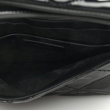 Saint Laurent Patent Quilted Le 57 Diamond Shoulder Bag Black 5 of 8