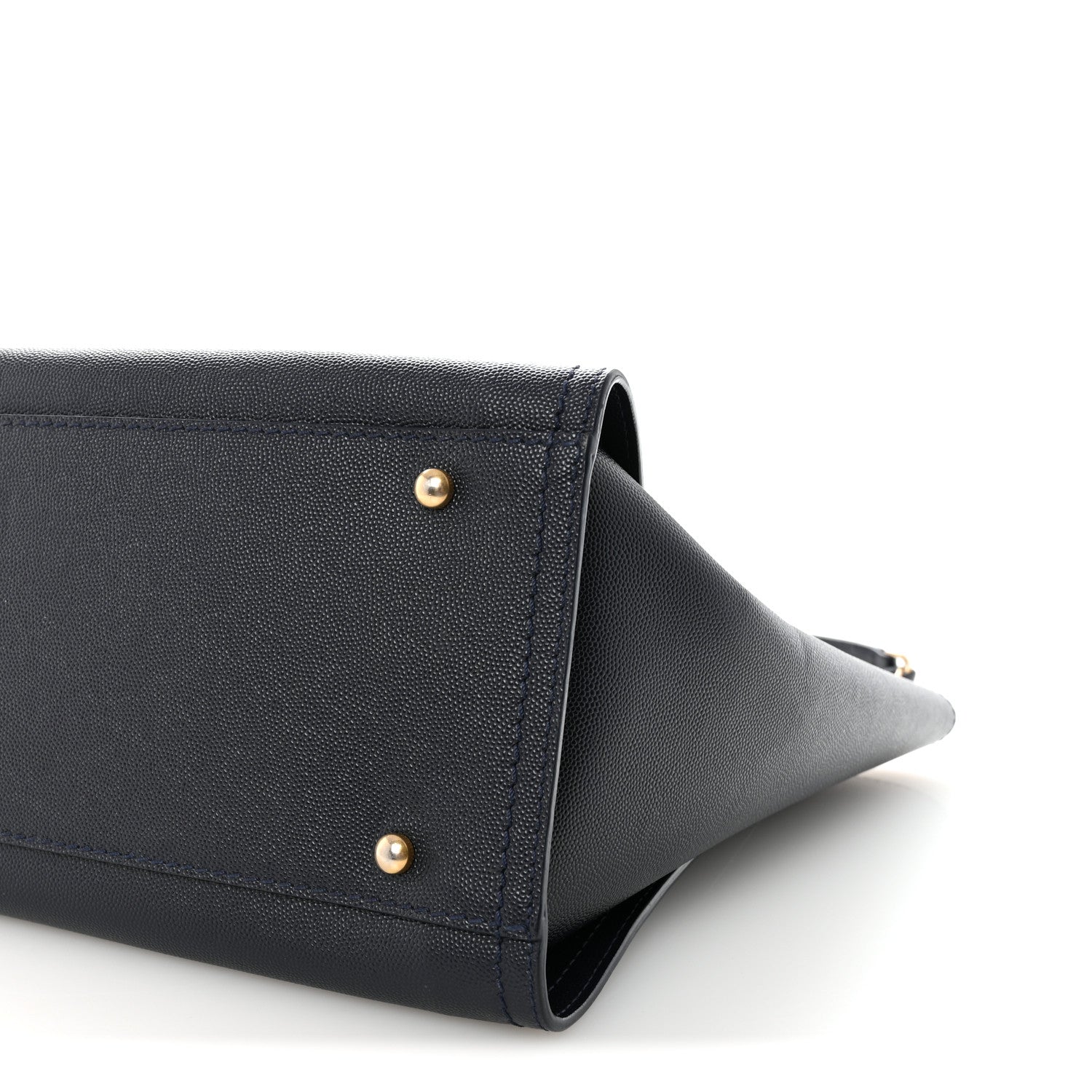 Chanel Caviar Small Studded Deauville Tote Navy 9 of 9