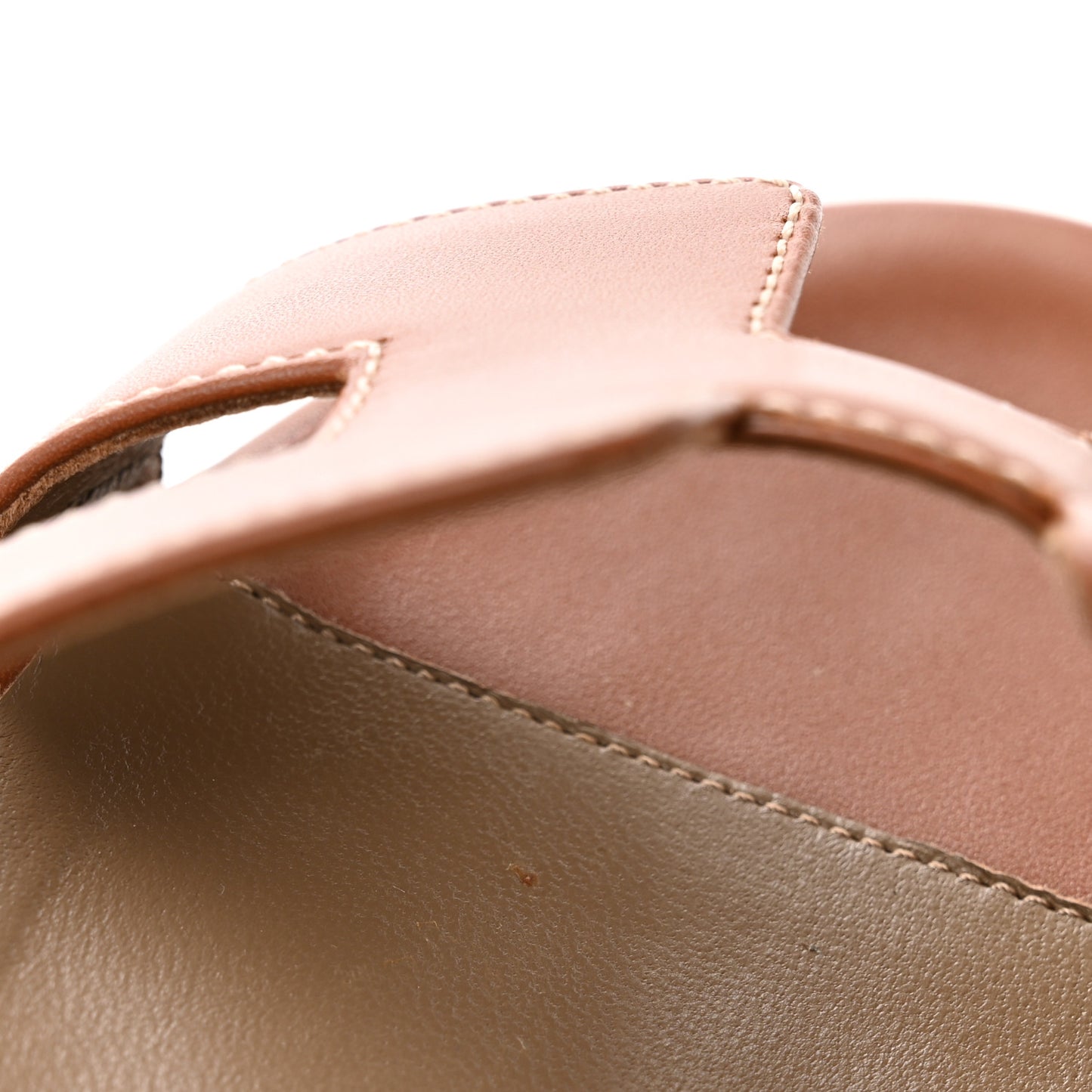 Calfskin Oasis Sandals 36.5 Gold