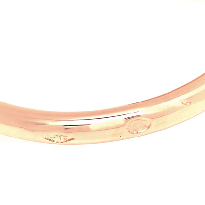 Hermes 18K Rose Gold Diamond Gambade Double Ring 53 6.5 3 of 6