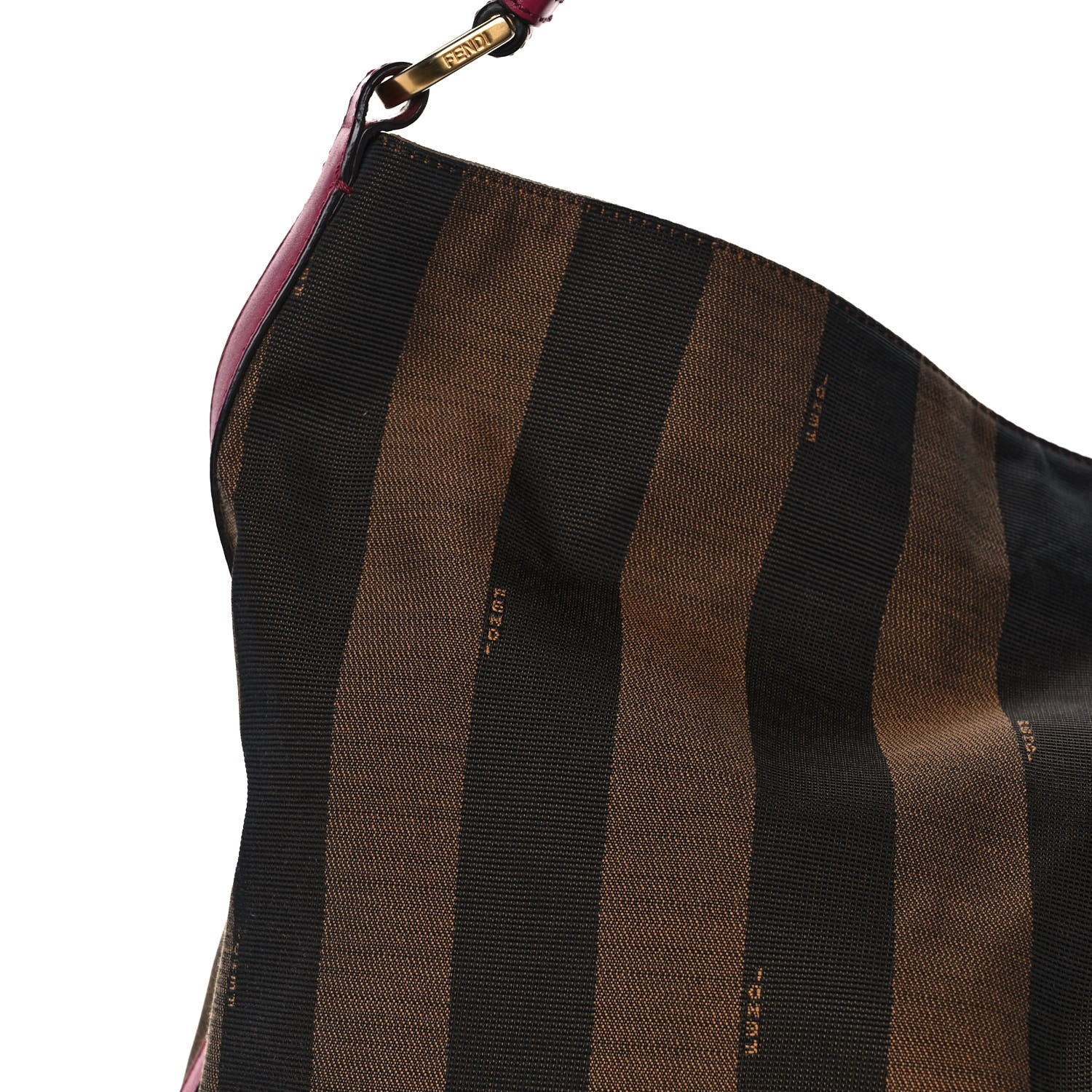 Fendi Pequin Vitello Large Hobo Tobacco Amarena 11 of 12