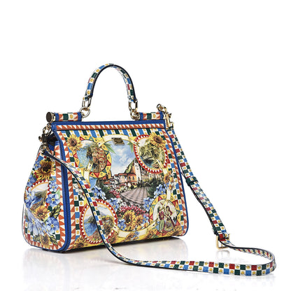 Dolce & Gabbana Dauphine Medium Miss Sicily Satchel Multi 3 of 9