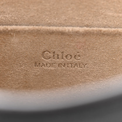 Chloe Calfskin Suede Small Nile Bracelet Bag Black 6 of 11