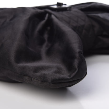 Chanel Satin Large Bow Bag Black 5 of 9