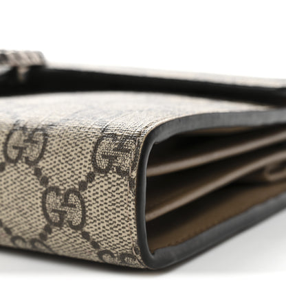 Gucci GG Supreme Monogram Mini Dionysus Chain Wallet Beige Taupe 10 of 12
