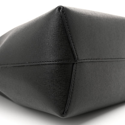 Mansur Gavriel Saffiano Mini Bucket Bag Black Flamma 9 of 12