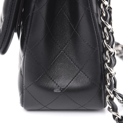 Chanel Lambskin Quilted Jumbo Double Flap Black 7 of 13