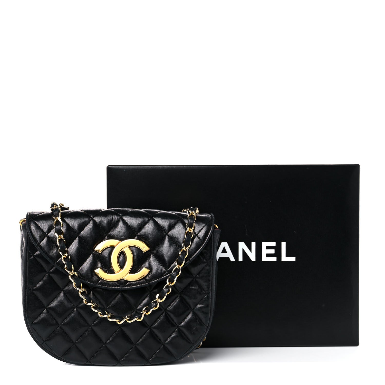 Chanel Lambskin Quilted Small Single Flap Black 18 of 18