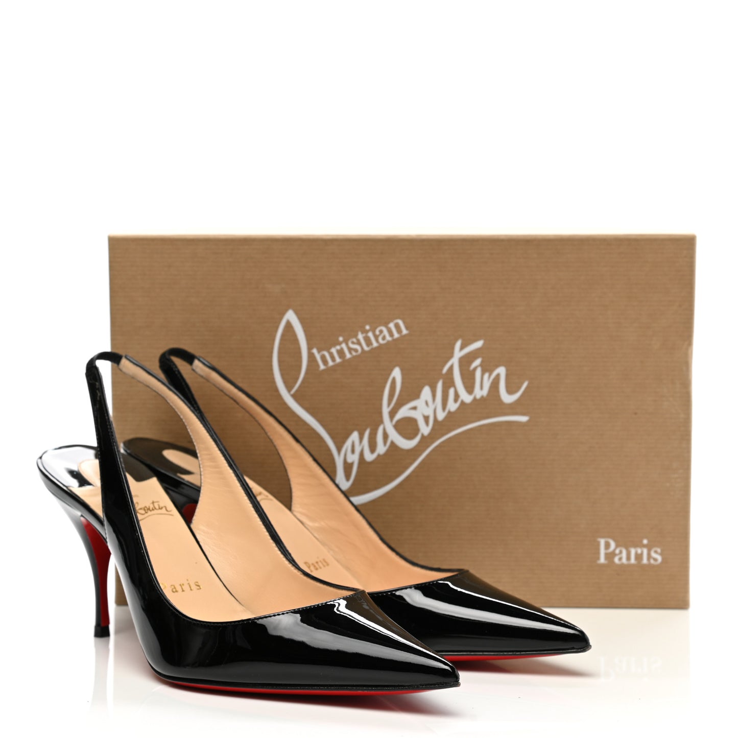 Patent Clare Sling 80 Pumps 36.5 Black