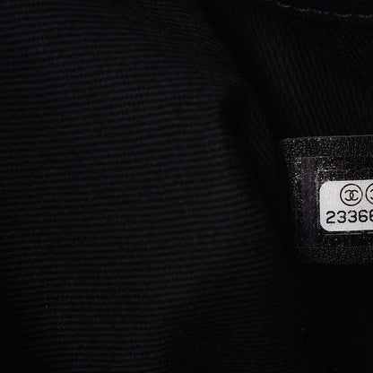 Chanel Grained Vegetal Calfskin Urban Shopping Tote Black 8 of 9