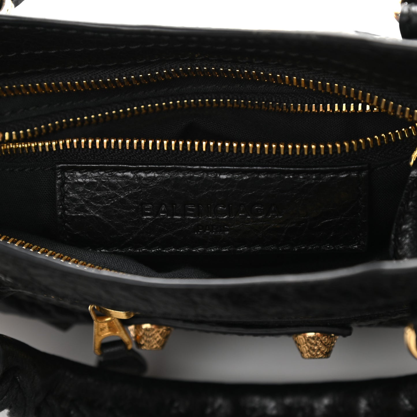 Agneau Giant 12 Gold Hardware Mini City Black