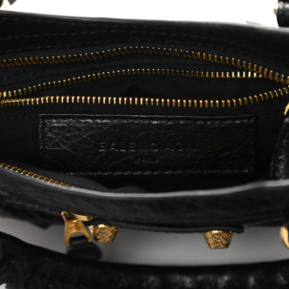 Balenciaga Agneau Giant 12 Gold Hardware Mini City Black 6 of 10