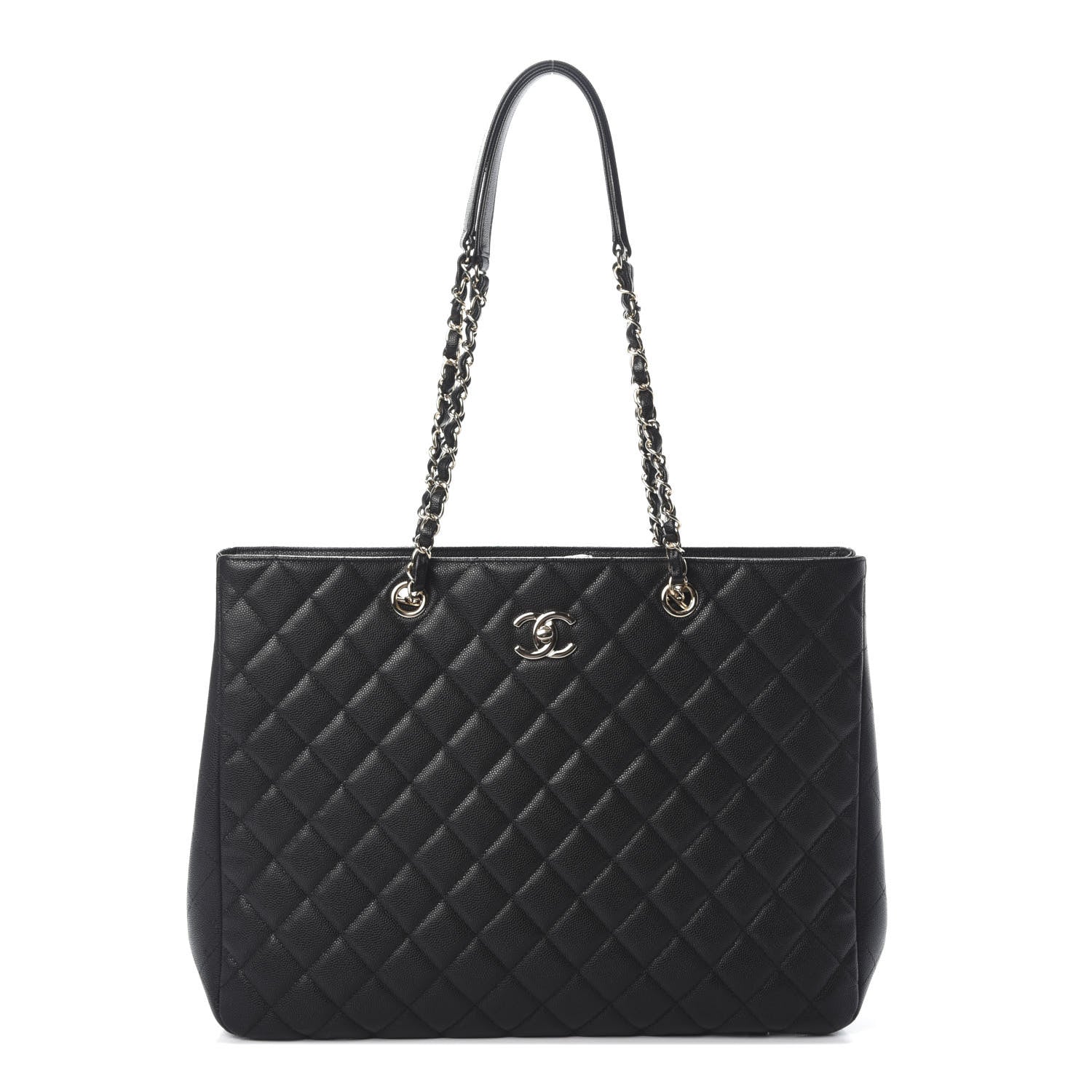 Chanel Caviar Quilted Large Shopping Tote Black 1 of 10