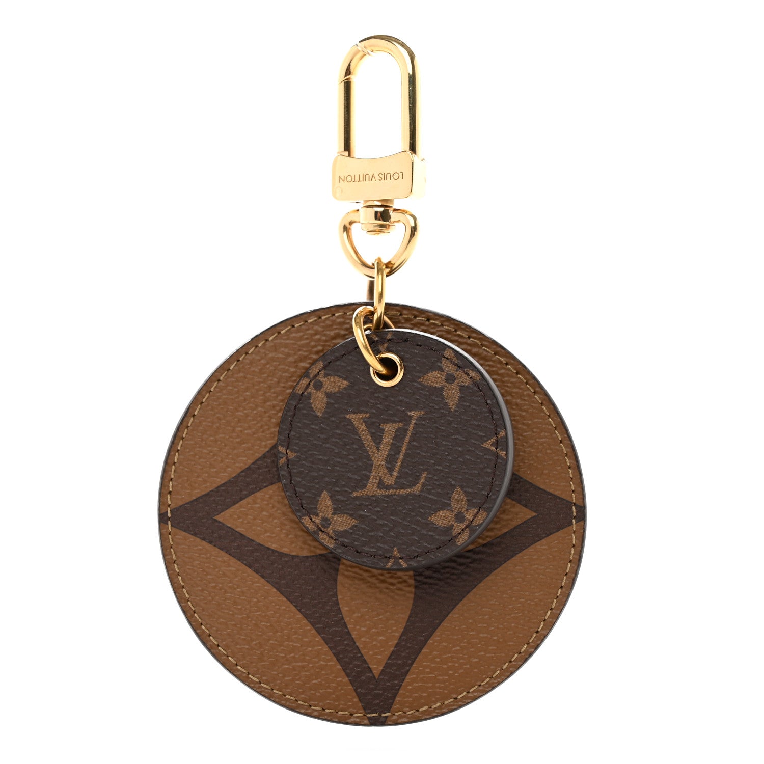Louis Vuitton Monogram Reverse Key Holder Bag Charm 1 of 5