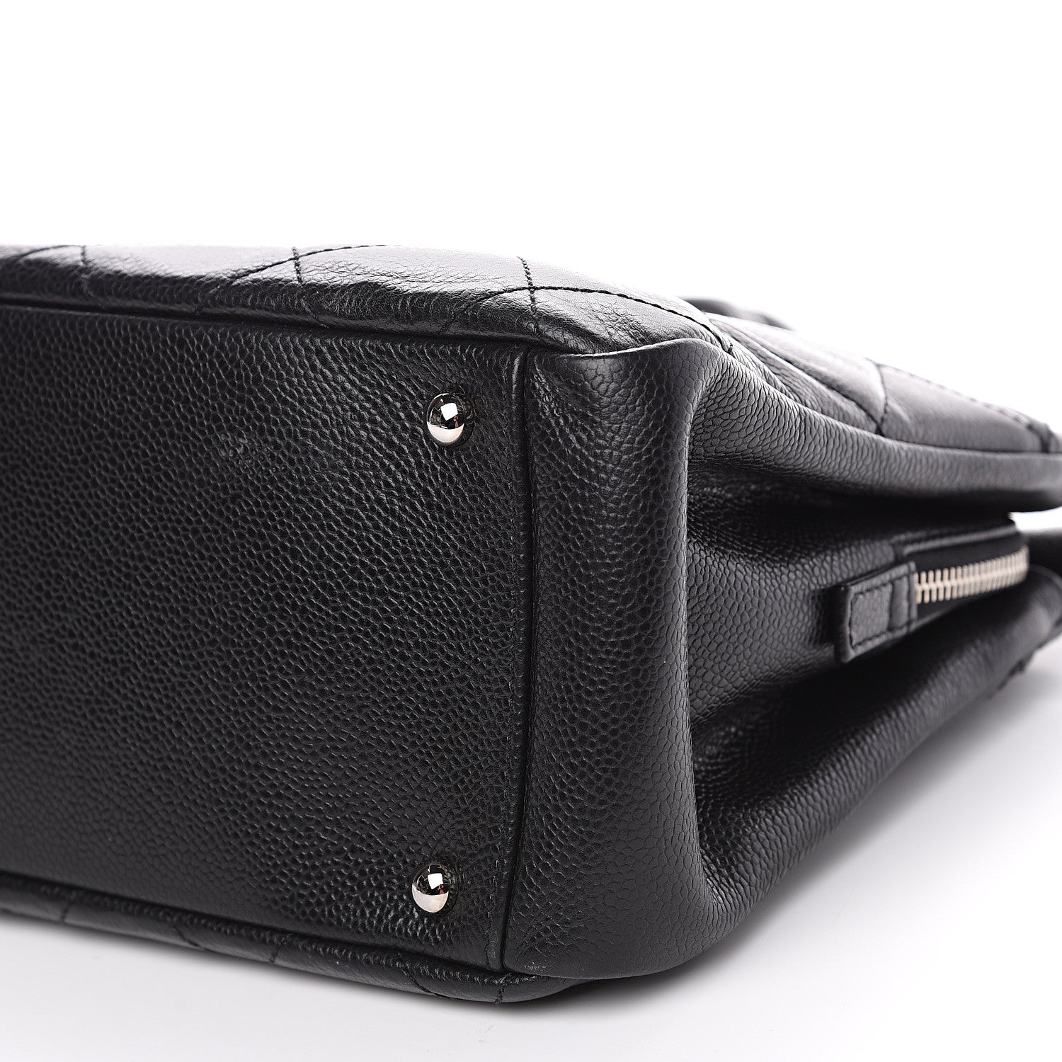 Chanel Caviar Quilted Timeless CC Soft Tote Black 9 of 10