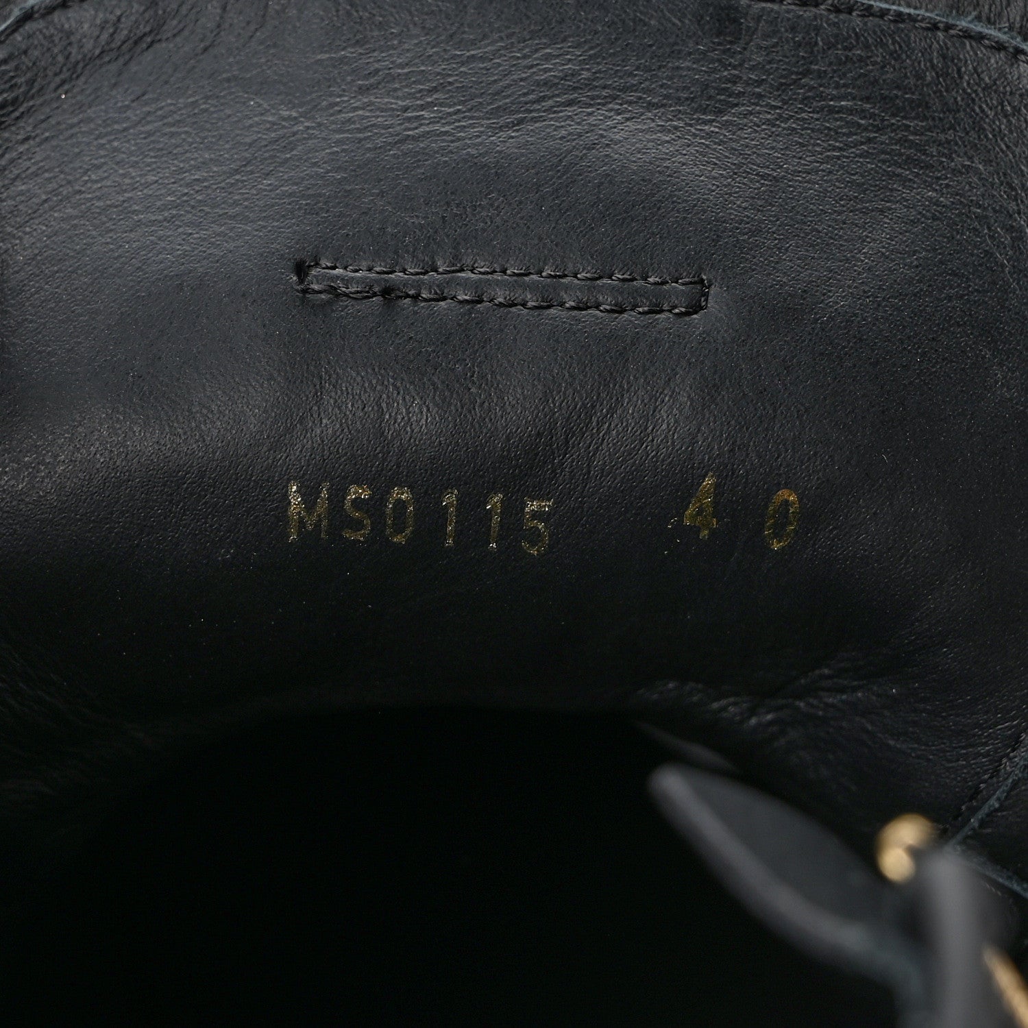 Louis Vuitton Calfskin Embossed Monogram Punchy High Top Sneakers 40 Black 9 of 9