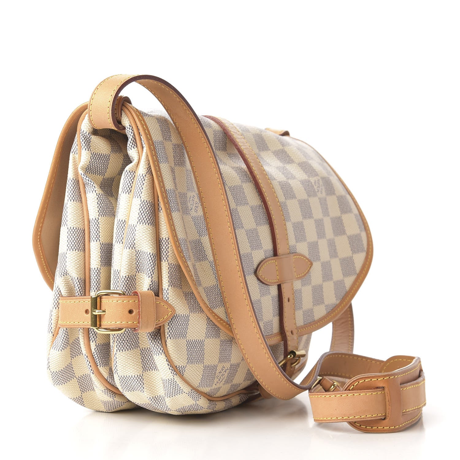 Louis Vuitton Damier Azur Saumur MM 3 of 11
