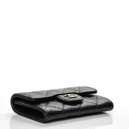 Chanel Caviar Quilted Flap Card Holder Black 4 of 7