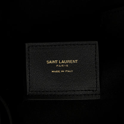 Saint Laurent Calfskin Large Shopping Tote Black 7 of 16