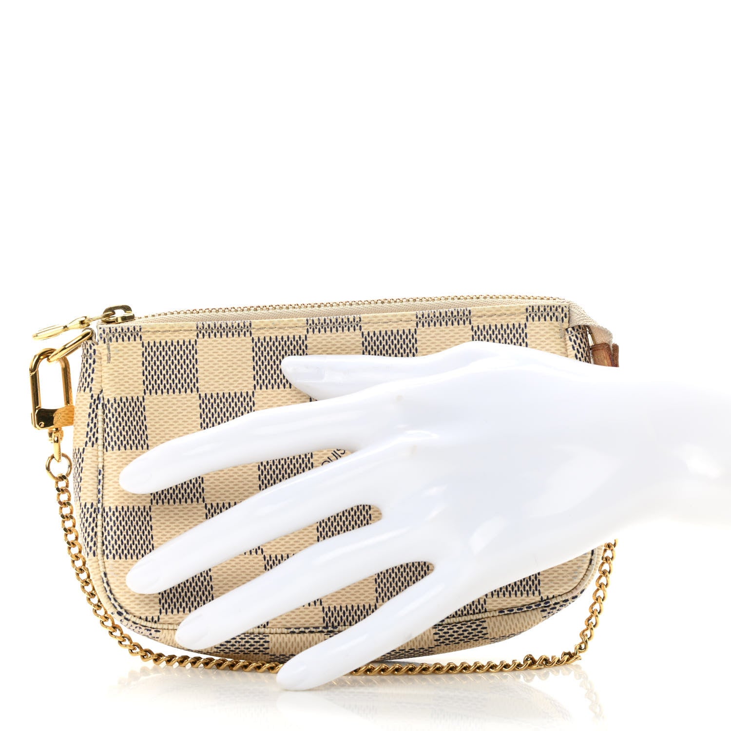 Louis Vuitton Damier Azur Mini Pochette Accessories 2 of 10