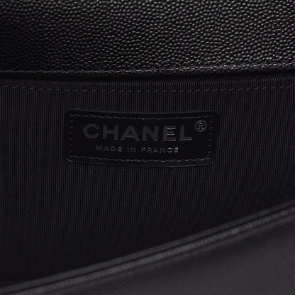 Chanel Caviar Quilted Medium Boy Flap Black 6 of 8