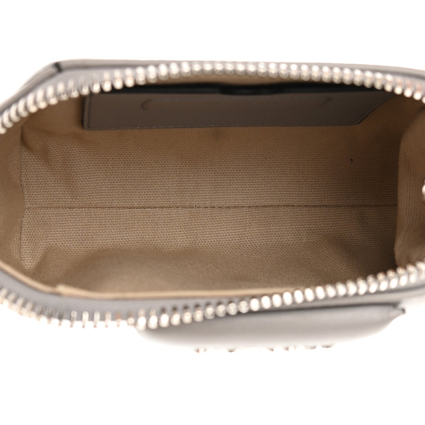 Sugar Goatskin Nano Antigona Pearl Grey