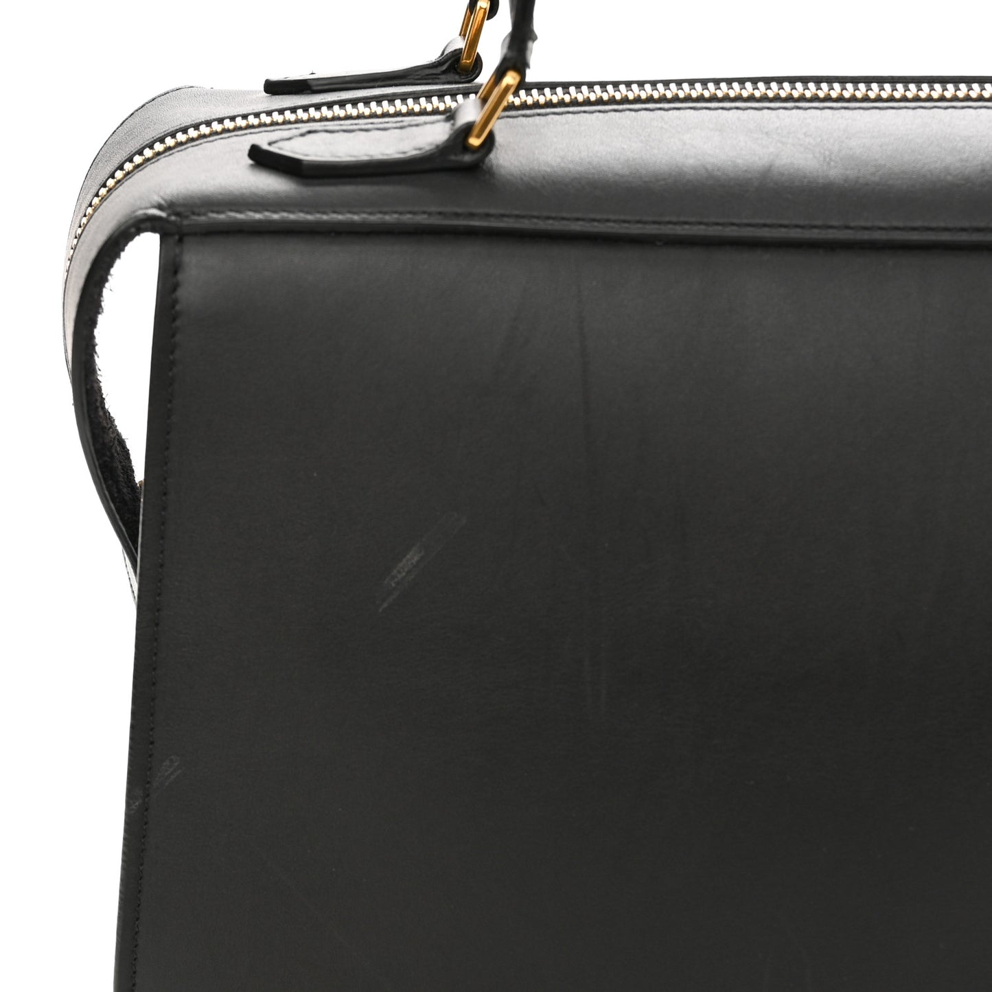 Smooth Calfskin Small Ring Bag Black