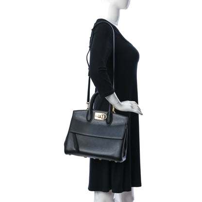 Salvatore Ferragamo Medium Studio Bag Black 2 of 9